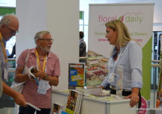 Many visitors and exhibitors came to pick up a Greenhouse Guide.